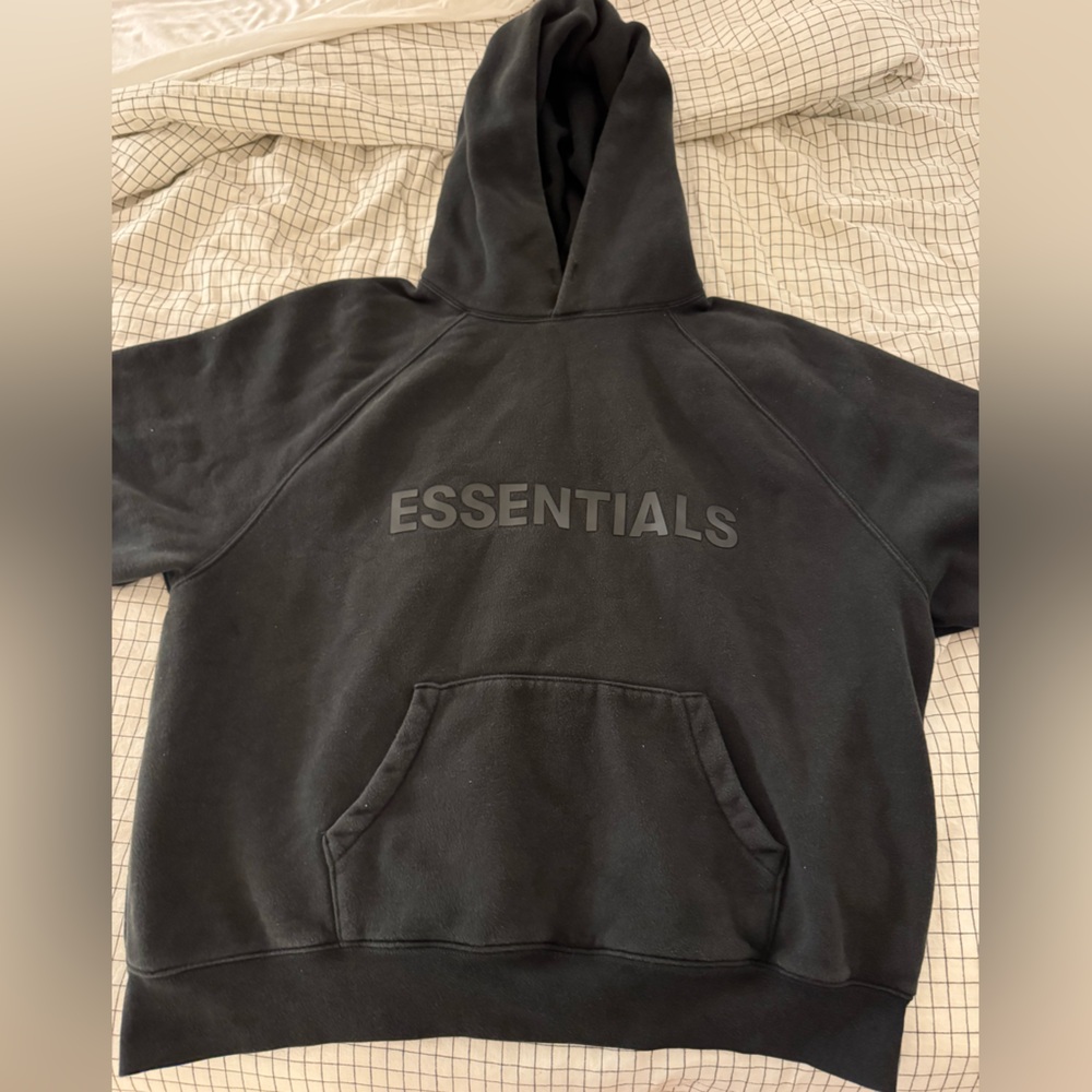 Essential Fear of God Large Hoodie Black Men’s Large